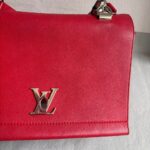 LV Lockme II Red Leather with Silver Hardware #RLCY-1 - Image 4