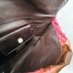 Prada BR2483 Bag Pinkish Red Snake Skin with Silver Hardware #RLCE-2 - Image 21