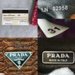 Prada BR2483 Bag Pinkish Red Snake Skin with Silver Hardware #RLCE-2 - Image 16