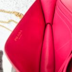 Prada Sling Bag Pink Leather with Gold Hardware #RLCE-1 - Image 25