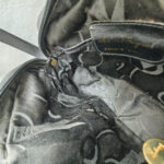 Salvatore Ferragamo Sling Bag Black Leather with Gold Hardware #RESC-57 - Image 23