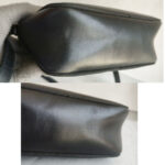 Salvatore Ferragamo Sling Bag Black Leather with Gold Hardware #RESC-57 - Image 12