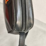 Salvatore Ferragamo Sling Bag Black Leather with Gold Hardware #RESC-57 - Image 7