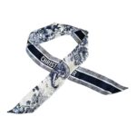 C.dior Mitzah Silk Scarf #RLRE-1a