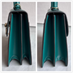 Cartier Top Handle Bag Green Calf Leather with Light Gold Hardware #RLKC-1 - Image 5