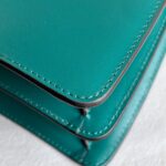 Cartier Top Handle Bag Green Calf Leather with Light Gold Hardware #RLKC-1 - Image 11