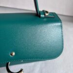 Cartier Top Handle Bag Green Calf Leather with Light Gold Hardware #RLKC-1 - Image 19