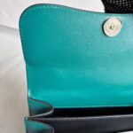 Cartier Top Handle Bag Green Calf Leather with Light Gold Hardware #RLKC-1 - Image 23