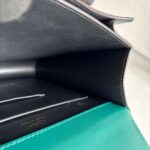 Cartier Top Handle Bag Green Calf Leather with Light Gold Hardware #RLKC-1 - Image 34