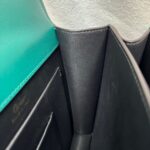 Cartier Top Handle Bag Green Calf Leather with Light Gold Hardware #RLKC-1 - Image 30