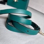 Cartier Top Handle Bag Green Calf Leather with Light Gold Hardware #RLKC-1 - Image 26