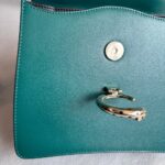 Cartier Top Handle Bag Green Calf Leather with Light Gold Hardware #RLKC-1 - Image 20