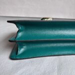 Cartier Top Handle Bag Green Calf Leather with Light Gold Hardware #RLKC-1 - Image 8