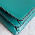 Cartier Top Handle Bag Green Calf Leather with Light Gold Hardware #RLKC-1 - Image 13