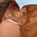 Celine Vintage Macadam Boston Bag Brown Coated Canvas with Leather and Gold Hardware #RLOK-2 - Image 29