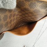 Celine Vintage Macadam Boston Bag Brown Coated Canvas with Leather and Gold Hardware #RLOK-2 - Image 27