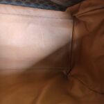 Celine Vintage Macadam Boston Bag Brown Coated Canvas with Leather and Gold Hardware #RLOK-2 - Image 36