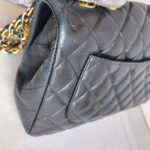 Chanel Jumbo Single Flap Black Lambskin with Gold Hardware #RECE-2 - Image 23