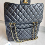 Chanel Jumbo Single Flap Black Lambskin with Gold Hardware #RECE-2 - Image 12