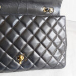 Chanel Jumbo Single Flap Black Lambskin with Gold Hardware #RECE-2 - Image 31