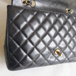 Chanel Jumbo Single Flap Black Lambskin with Gold Hardware #RECE-2 - Image 30