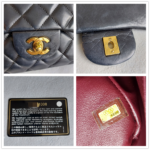 Chanel Jumbo Single Flap Black Lambskin with Gold Hardware #RECE-2 - Image 26