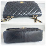 Chanel Jumbo Single Flap Black Lambskin with Gold Hardware #RECE-2 - Image 7