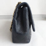 Chanel Jumbo Single Flap Black Lambskin with Gold Hardware #RECE-2 - Image 8