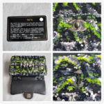 Chanel Medium Double Flap Bag Green/black/silver Sequine with Silver Hardware #RLKC-3 - Image 25