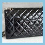 Chanel Reissue 2.55 Black Patent Leather with Silver Hardware #GULLO-1 - Image 5