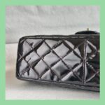 Chanel Reissue 2.55 Black Patent Leather with Silver Hardware #GULLO-1 - Image 17