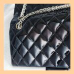 Chanel Reissue 2.55 Black Patent Leather with Silver Hardware #GULLO-1 - Image 3