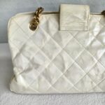 Chanel Tote Off White Aged Calfskin with Gold Hardware #RLTK-2 - Image 5