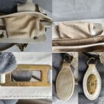 Chanel Tote Off White Aged Calfskin with Gold Hardware #RLTK-2 - Image 19