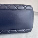 Chanel Trendy CC Bowling Bag Dark Blue Lamsbkin with Gold Hardware #RLKK-3 - Image 13