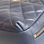 Chanel Trendy CC Bowling Bag Dark Blue Lamsbkin with Gold Hardware #RLKK-3 - Image 17