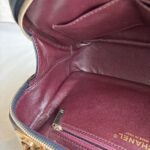 Chanel Trendy CC Bowling Bag Dark Blue Lamsbkin with Gold Hardware #RLKK-3 - Image 33