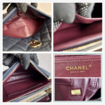 Chanel Trendy CC Bowling Bag Dark Blue Lamsbkin with Gold Hardware #RLKK-3 - Image 27