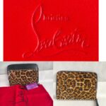 Christian Louboutin Clutch Leopard Print Pony Hair with Gold Hardware Bag #GULUS-1 - Image 12