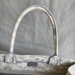 Dior Medium Book Tote Ecru and Gray Toile De Jouy Embroidery Bag #RLRE-1 - Image 24