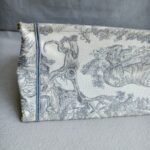 Dior Medium Book Tote Ecru and Gray Toile De Jouy Embroidery Bag #RLRE-1 - Image 9