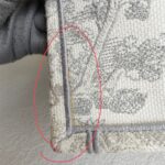 Dior Medium Book Tote Ecru and Gray Toile De Jouy Embroidery Bag #RLRE-1 - Image 15