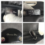 Dior Vintage Malice Bag Black/Silver Fabric with Silver Hardware #GULLY-2 - Image 18