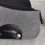 Dior Vintage Malice Bag Black/Silver Fabric with Silver Hardware #GULLY-2 - Image 16