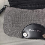 Dior Vintage Malice Bag Black/Silver Fabric with Silver Hardware #GULLY-2 - Image 15