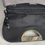 Dior Vintage Malice Bag Black/Silver Fabric with Silver Hardware #GULLY-2 - Image 13