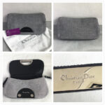 Dior Vintage Malice Bag Black/Silver Fabric with Silver Hardware #GULLY-2 - Image 2