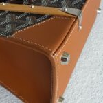 Goyard Saigon Structure Mini Goyardine Canvas/Clamecy Cowhide with Silver Hardware #RLTO-2 - Image 12