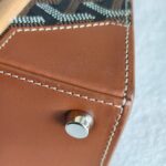 Goyard Saigon Structure Mini Goyardine Canvas/Clamecy Cowhide with Silver Hardware #RLTO-2 - Image 13