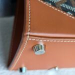 Goyard Saigon Structure Mini Goyardine Canvas/Clamecy Cowhide with Silver Hardware #RLTO-2 - Image 15